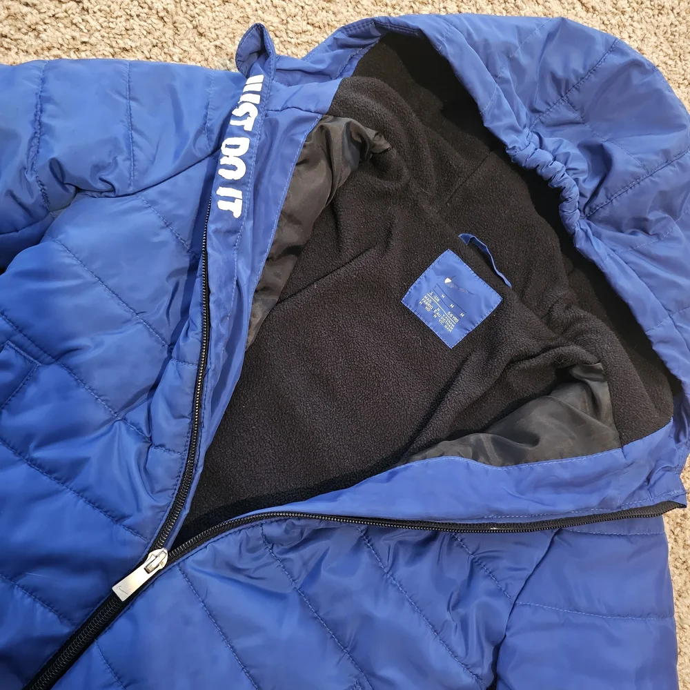 Nike Boys Blue Puffer Jacket